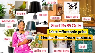 Meesho Home 🏠 Decor Products | Most Affordable price |Start Rs.85 Only #meesho #home #homedecor #yt