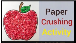 Paper Crushing Activity for kids | Red colour Activity #Sheeladeymaam