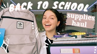 BACK TO SCHOOL SUPPLIES HAUL 2021🍎 *senior year*