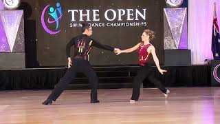 The OPEN Swing Dance Championships 2022, Sophisticated 4th -John Su \u0026 Ruth Cnaany- West Coast Swing