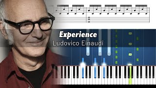 Ludovico Einaudi - Experience - Piano Tutorial with Sheet Music