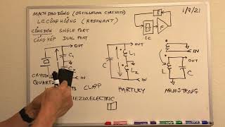 Mạch dao động (Phần 4): Dao động cộng hưởng dùng mạch LC.