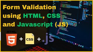 HTML and CSS Form Validation with JavaScript | Real-Time Form Validation Tutorial for Beginners