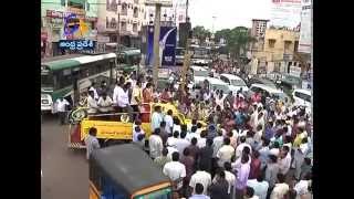 TDP Staging Agitations Against KCR and YS Jagan All Over Andhra Pradesh