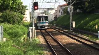 小田急線 1000形1255編成(現在6号車廃車で1097編成)六会日大前駅発車シーン