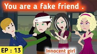 Innocent girl part 13 | Learn English | Animated stories | English stories | Love story