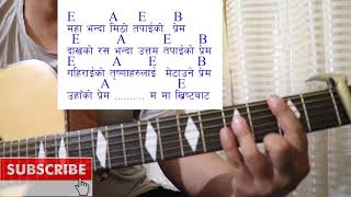 Christian  songs with guitar chords Pahad  Bhanda Aaglo chha