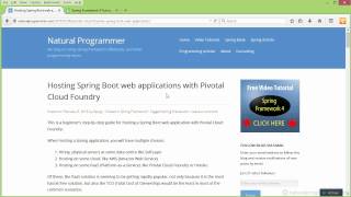 Hosting Spring Boot Web Applications Using HTTPS With Pivotal Cloud Foundry: Step By Step Tutorial