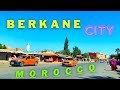 Driving in the streets of Berkane, Morocco 2024 | person walking