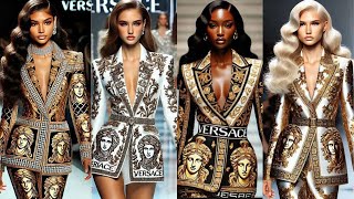 EXCLUSIVE STUNNING VERSACE RUNWAY INSPIRED BY GRACIOUS EXCELLENCE