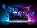 How to Add Animated Particle Background in HTML CSS JS | Easy tsParticles Tutorial 2025