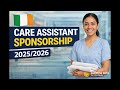 🇮🇪 How to Get Sponsored as a Care Assistant in Ireland (2025/2026)