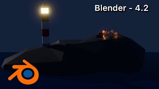 Blender 3D - Create a Lighthouse Scene under 15 minutes | #blender