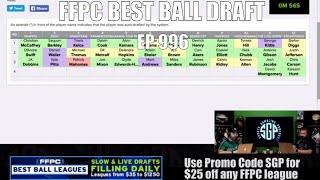FFPC Best Ball Draft 4.0 - Sports Gambling Podcast (Ep. 996) - 2021 Fantasy Football Preview Series