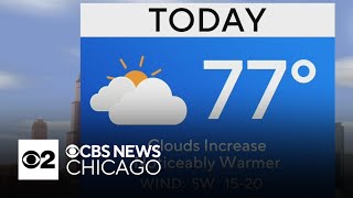 Temperatures climbing in Chicago
