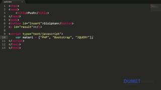 Tutorial Belajar Memahami Metode Array Push pada JavaScript