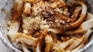 Sichuan sweetened soy sauce noodles-- Tian Shui Mian