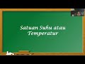 Pengukuran Suhu atau Temperatur