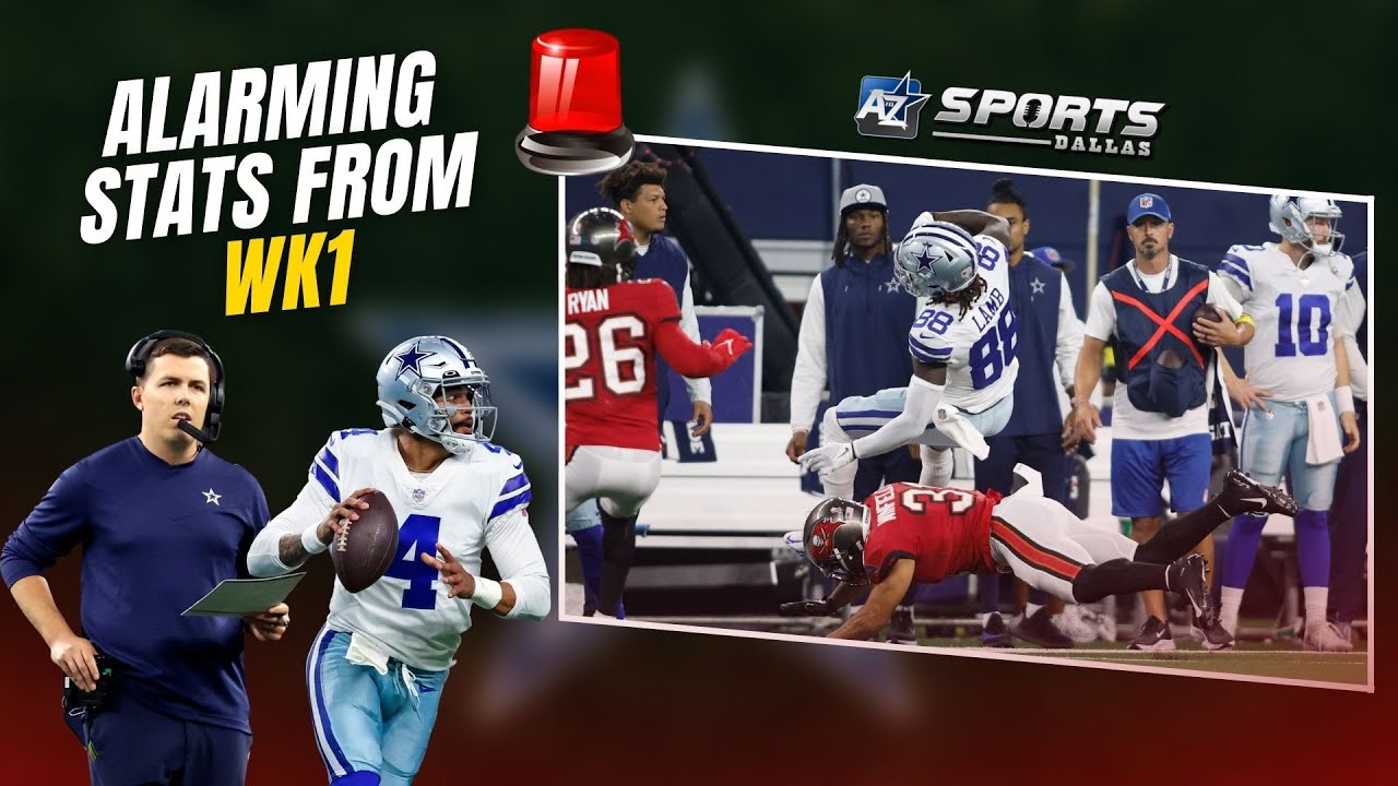 4 #Cowboys Stats From Week 1 That Raise Concerns Moving Forward - YouTube