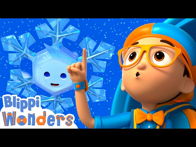 Blippi Wonders Snowflake Winter Holiday Special Blippi Animated