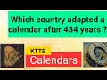 History of Calendars- KTTB -Epi 03