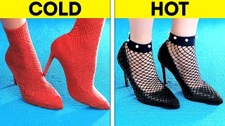 DIY FASHION LOOK TUTORIAL || Trendy Clothing Hacks And Shoe Tricks To Enhance Your Beauty