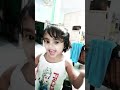 cute little girl trying to sing | Cute Baby Singing | Kainat Ka Gana | #youtubeshorts #viral #video