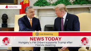 🛑 Hungary's PM Orban supports Trump after Florida meeting | TGN News