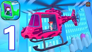 HellCopter - Gameplay Walkthrough Part 1 Stickman Helicopter Building Shooter (Android,iOS)