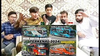 BUS ARTIS TELOLET BASURI TERKENAL 2024 LINTAS PANGANDARAN, AZHKA WIJAYA | Pakistani Reaksi | D-R-RUE