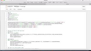 Simple Harmonic Motion Simulation (Vpython)