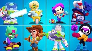 NEW! BUZZ LIGHTYEAR, 2 BRAWLERS & ALL SKINS ANIMATIONS