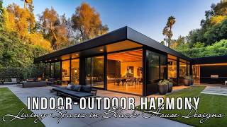 Indoor-Outdoor Harmony: Creating Seamless Living Spaces in Black House Designs