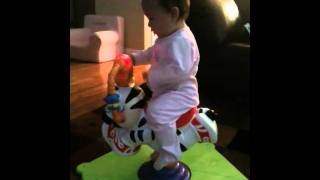 2011 0417 Vivi Riding Zebra Toy 2