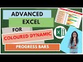 Track your Data with Dynamic Coloured Bar in Excel | Hello Excel