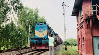 Darsana Bound Indian BC Train Loaded Stone Received PLC From Santahar || Bangladesh Railway