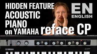 YAMAHA Reface CP: How to select ACOUSTIC Piano (hidden sound)