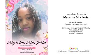 Home Going Service for Myrvina Mia Jeria