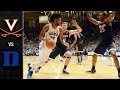 Virginia vs. Duke Basketball Highlights (2017-18)