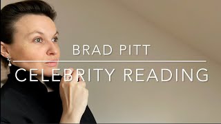 BRAD PITT - CELEBRITY READING #bradpitt