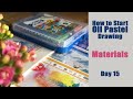 Day - 015 | How to Start OIL PASTEL Drawing | Best Art Materials of Oil Pastel for Beginners