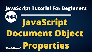 Document Object Properties in JavaScript | JavaScript Document Object Model tutorial (Hindi)