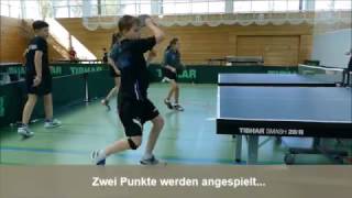 Tischtennis-Balleimer 2.0 beim BTTV-Kadertraining