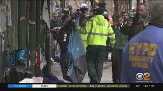 Advocates condemn "violent" sweep of East Village homeless encampment