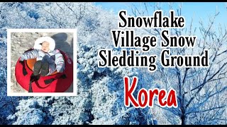 Snowflake Village Snow Sledding Ground