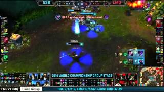 The best play of Day 2 of Groups C & D - Dade's Yasuo playing around LMQ and refusing to die!