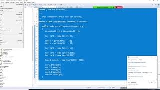 Java GUI programming, draw a shooting target with concentric circles. part 2 of 2