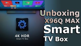 Unboxing SMART TV BOX X96Q MAX Android 10 || Complete Setup