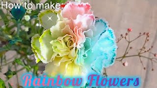 How to make Rainbow Flowers - STEM Craft Activity for Kids #lifehack #STEM #science