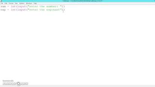 Python Programming: Exponential example part 9